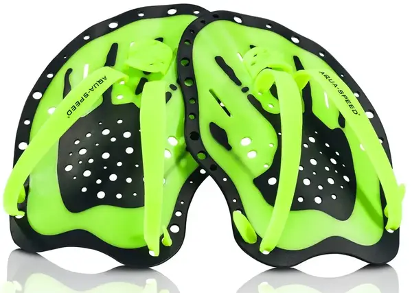 Лопатки для плавання Aqua Speed SWIM PADDLE 6972 зелений Уні 19х13,5см купити