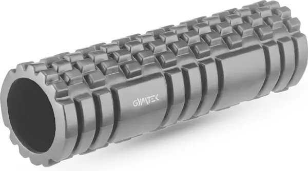 Масажний ролик Gymtek для йоги та фітнесу EVA 45см сірий купити