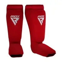 Защита голени и стопы RDX Shin Instep Foam Red/White XL купить