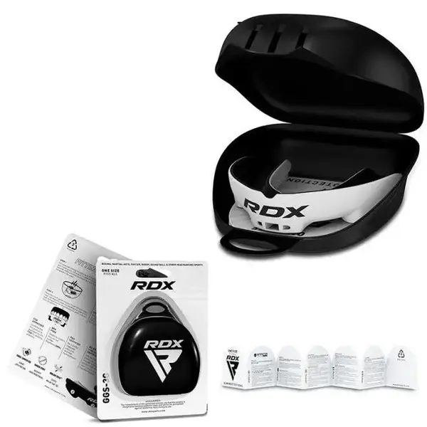 Капа RDX 3w взрослая (возраст 12+) White/Black купить недорого в Украине, фото 3