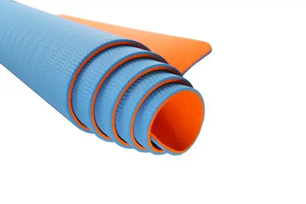 Коврик для йоги и фитнеса U-POWEX TPE Yoga mat Orange/Blue (183х61х0.6) купить недорого в Украине, фото 3