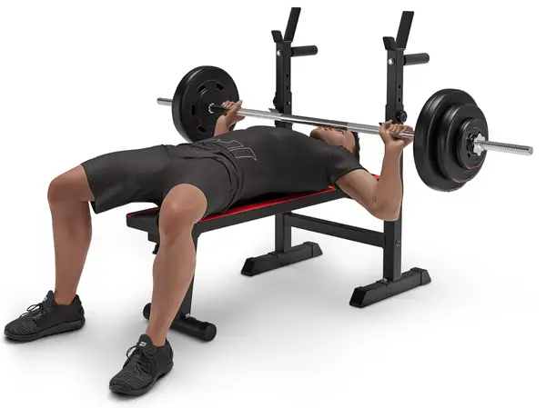 Набор Hop-Sport Premium 173 кг со скамьей HS-1080, штангами и гантелями. купить недорого в Украине, фото 13