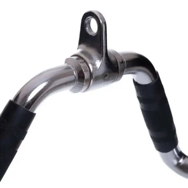 Ручка для тяги York Fitness многофункциональная с резиновыми рукоятками, хром. купить недорого в Украине, фото 7