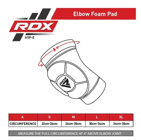 Налокотники RDX K5 Black/White M налокотники RDX K5 Black/White купить недорого в Украине, фото 5