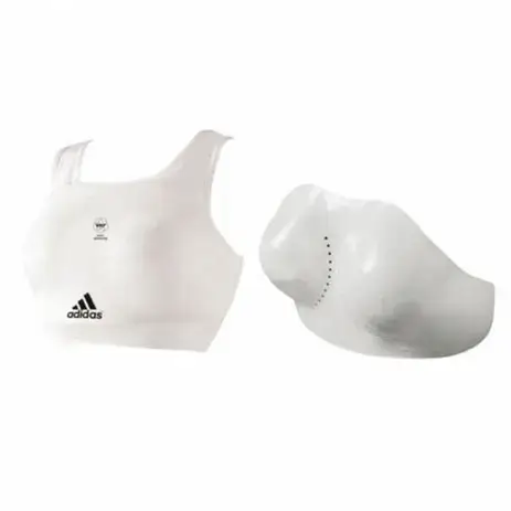Защита груди для женщин с лицензией WKF S | белая | ADIDAS AdiBP12 купить недорого в Украине, фото 2