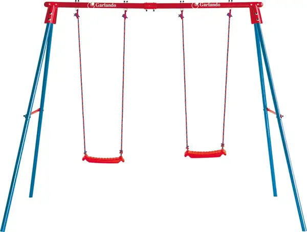 Гойдалка на металевих опорах Garlando Candy подвійна (ALT-12) купити