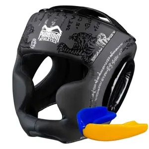Боксерський шолом Phantom Muay Thai Full Face Black купити