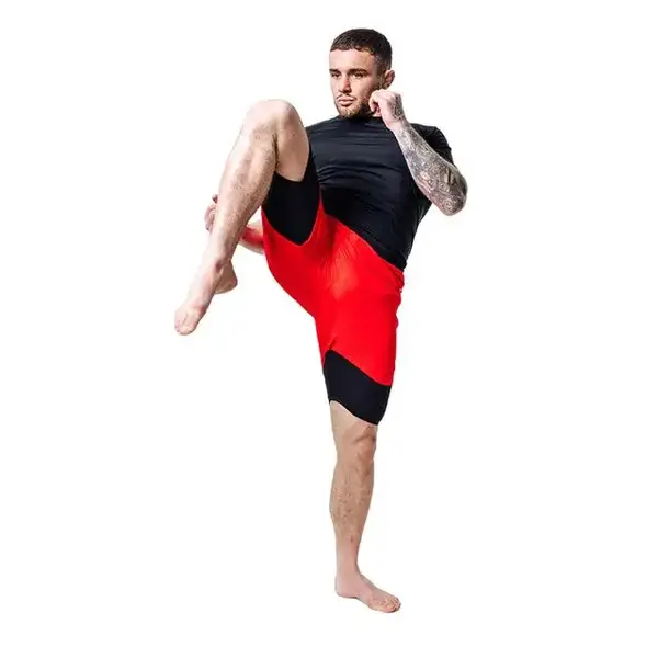 Компрессионные шорты для RDX MMA T16 2-в-1 RED/BLACK-L купить недорого в Украине, фото 6
