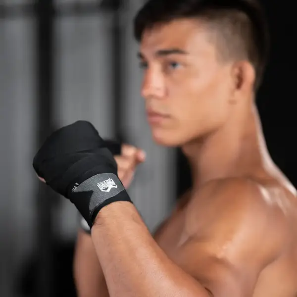 Бинты для бокса Phantom Impact Black 250cm. (2.5м.) купить недорого в Украине, фото 4