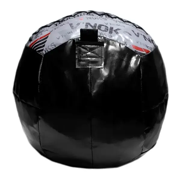 Медицинбол з ручками V`Noks 6 кг | Медичний м’яч для тренувань | Чорний купити недорого в Україні, фото 5