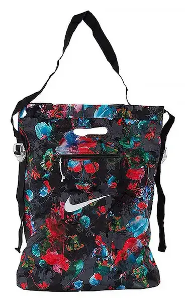Сумка Nike NK STASH TOTE - AOP черный, красный, синий Уни 43 x 36 x 15 см купить
