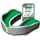 Капа MAKURA Ignis взрослая (возраст 11+) White/Green (art.6017514051)