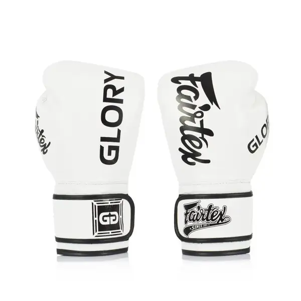 Боксерские перчатки Fairtex BGVG1 White 10 унций (бинты в комплекте) купить