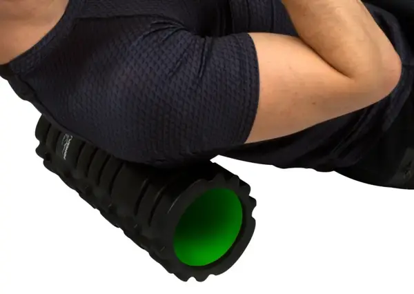 Массажный ролик (роллер) PowerPlay 4025 Massage Roller Черно-зеленый (33x14см.) купить недорого в Украине, фото 10
