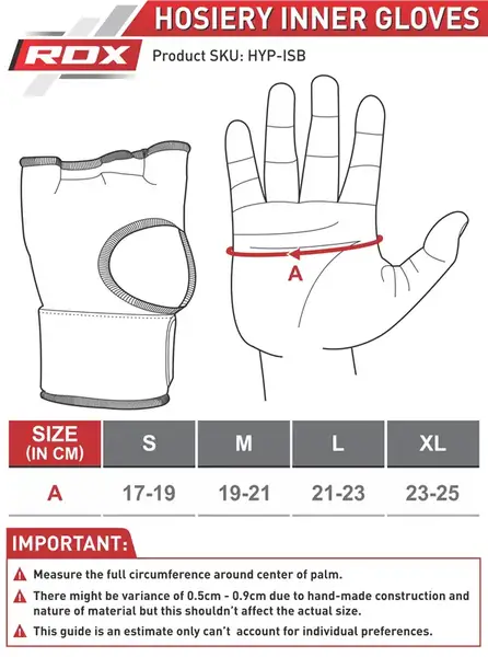 Бинт-перчатка RDX Inner Gel Blue M купить недорого в Украине, фото 6