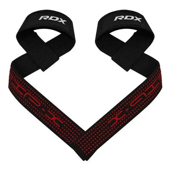 Лямки для тяги RDX S4 Gym Cotton Gel Straps Чорний Plus купити
