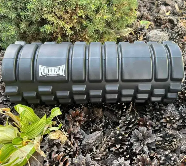 Масажний ролик (роллер) PowerPlay 4025 Massage Roller Чорний (33x14см.) купити недорого в Україні, фото 8