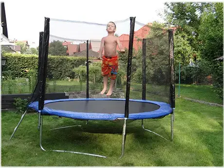 Батут SJ 10ft (312см) синий с наружной сеткой купить недорого в Украине, фото 4