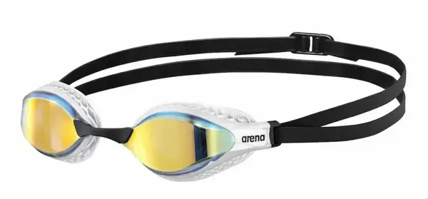 Очки для плавания Arena AIR-SPEED MIRROR желтый, медно-белый Уни OSFM купить