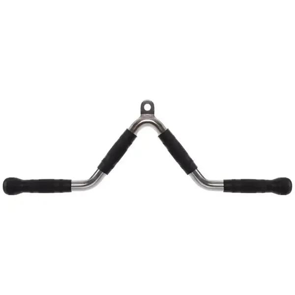 Ручка для тяги York Fitness V-образная многофункциональная с резиновыми рукоятками, хром. купить недорого в Украине, фото 2