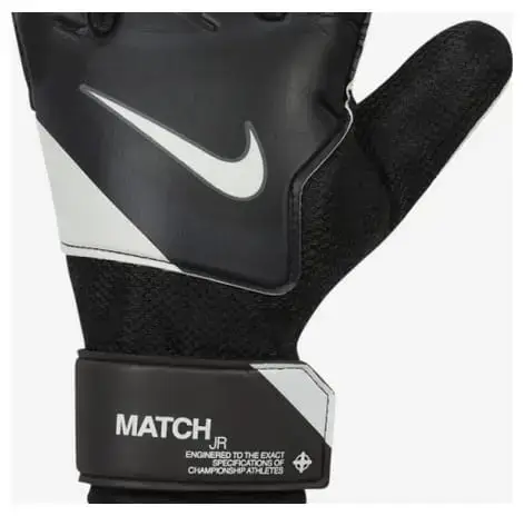 Вратарские перчатки Nike NK GK MATCH JR-HO23 черный, белый Дет 8 (21,6 см) купить недорого в Украине, фото 4