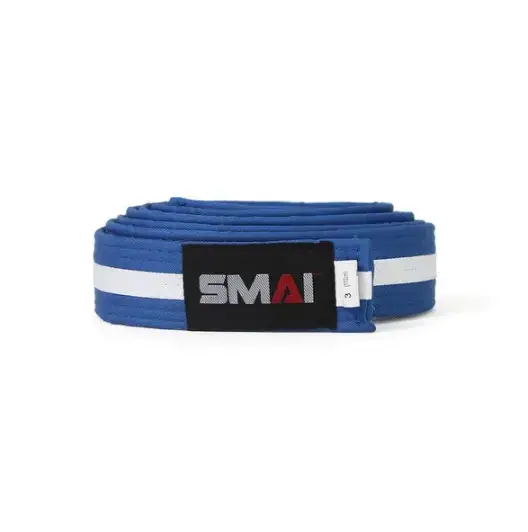 Пояс для кимоно SMAI с белой полосой посередине | синий | SMAI SM B001YW 260 см купить