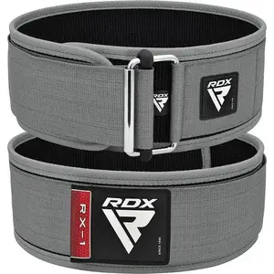 Пояс для тяжелой атлетики RDX RX1 Weight Lifting Belt Grey XL купить