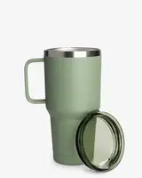 Термостакан (изолированная чашка) Bohtal с ручкой из нержавеющей стали Tumbler Green 900 ml купить