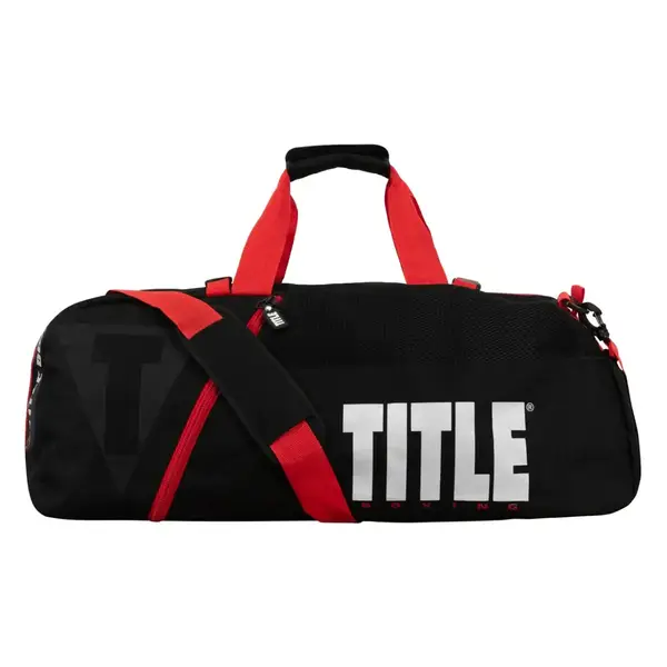 Спортивная сумка TITLE Boxing Champion Sport Bag/Backpack Black/Red купить