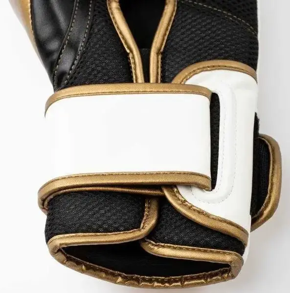 Боксерські рукавиці Everlast POWERLOCK 2R TRAINING GLOVE білий, золотий Уні 12 унцій купити недорого в Україні, фото 4
