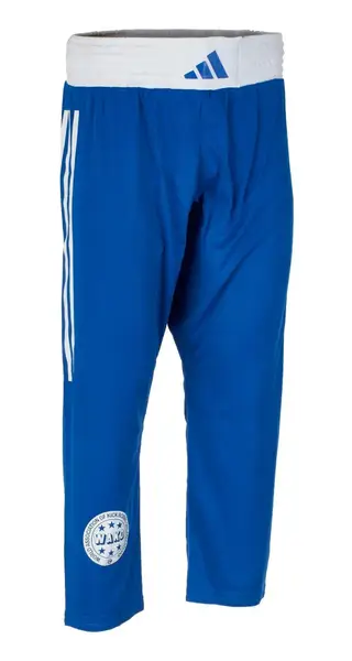 Штани для кікбоксингу Adidas WAKO Full Contact | сині 160 | Adidas ADIFCP01_PL купити недорого в Україні, фото 2