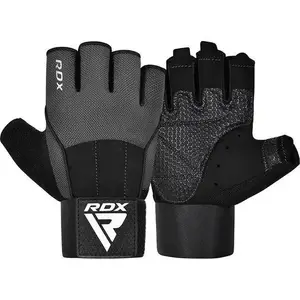 Рукавички для фітнесу RDX W3 GREY WITH EVA PADDING-L купити