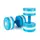 Гантелі для аквафітнесу Speedo AQUA DUMBELL AU блакитний Уні OSFM