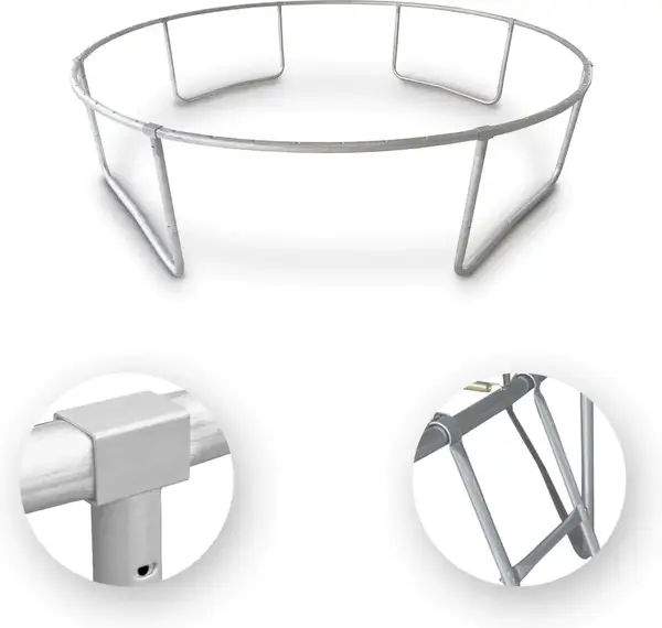 Батут OUTTEC Pumpkin с внутренней сеткой 12 футов 374 см черно-зеленый купить недорого в Украине, фото 3