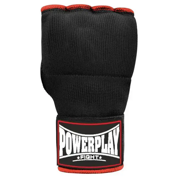 Бинти-рукавиці PowerPlay 3096 з гелевими подушечками Чорні M купити недорого в Україні, фото 5