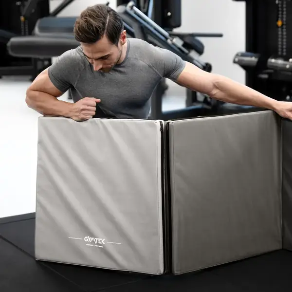 Мат гимнастический твердый Gymtek 5 см серый купить недорого в Украине, фото 4