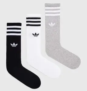 Шкарпетки Adidas SOLID CREW SOCK 3P білий, чорний, сірий Уні XL (46-48) купити