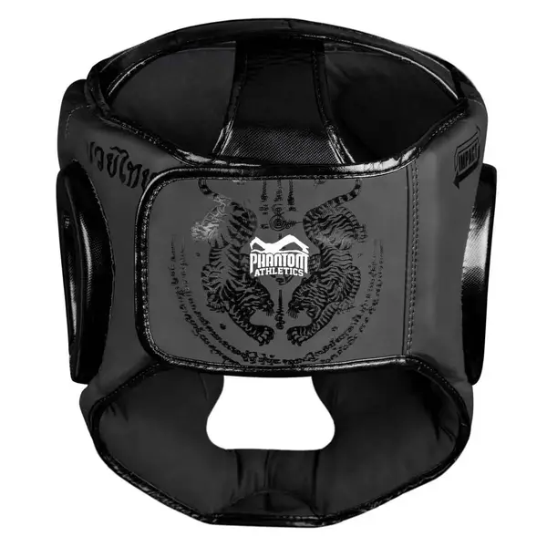 Боксерський шолом Phantom Muay Thai Full Face Black купити недорого в Україні, фото 6