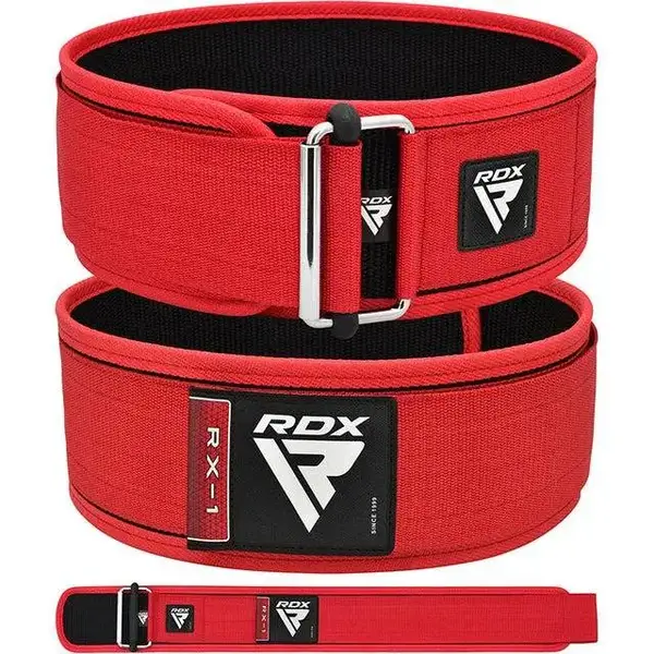 Пояс для тяжелой атлетики RDX RX1 Weight Lifting Belt RED-L купить недорого в Украине, фото 6