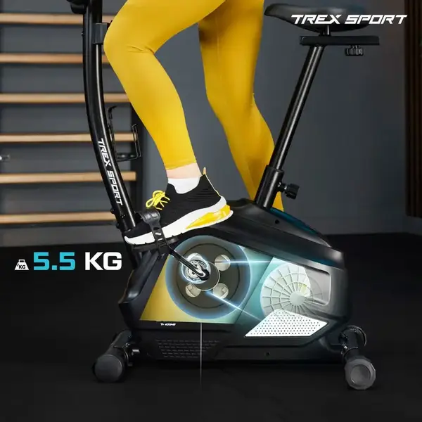 Велотренажер Trex Sport TX-400MB RECK магнітний чорно-білий купити недорого в Україні, фото 4