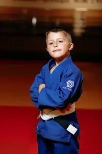 Кімоно для джиу - джитсу синє, TM "Kintayo", 120 зріст, щільність 350 гр/м.кв. купити