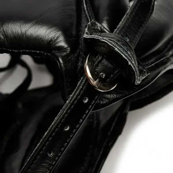 Боксерський шолом Leone Greatest Training | Чорний | S/M | Обхват голови 55-58 см купити недорого в Україні, фото 6