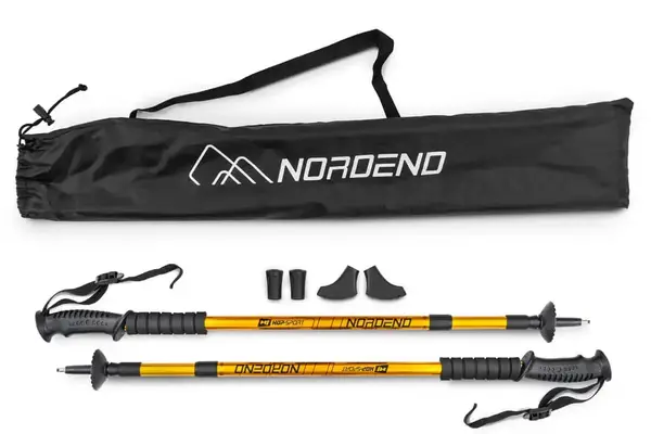 Трекінгові палиці Hop-Sport Nordend золотисті купити недорого в Україні, фото 6