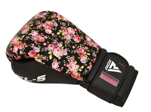 Боксерские перчатки RDX FL5 Floral Black 8 ун. купить недорого в Украине, фото 3