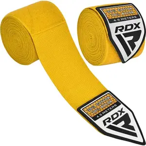 Бинти для боксу RDX WX Professional Boxing Hand Wraps Yellow (4.5м.) купити