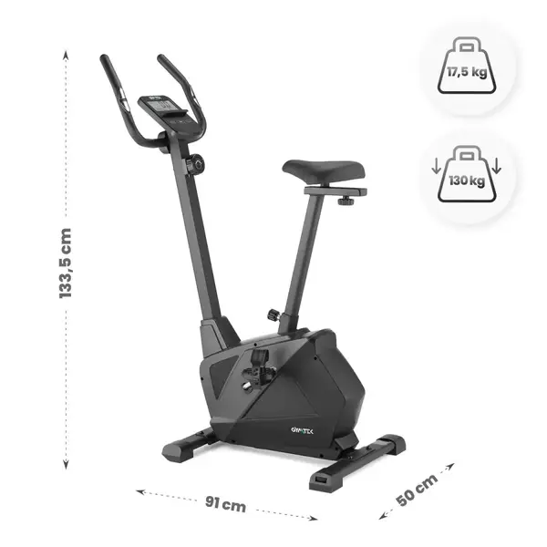 Велотренажер Gymtek XB1300 магнитный черный Велотренажер Gymtek XB1300 купить недорого в Украине, фото 18