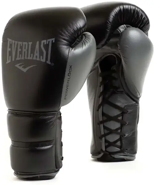 Боксерские перчатки Everlast POWERLOCK 2 PRO TRAINING LACED GLOVE черный Уни 12 унций купить