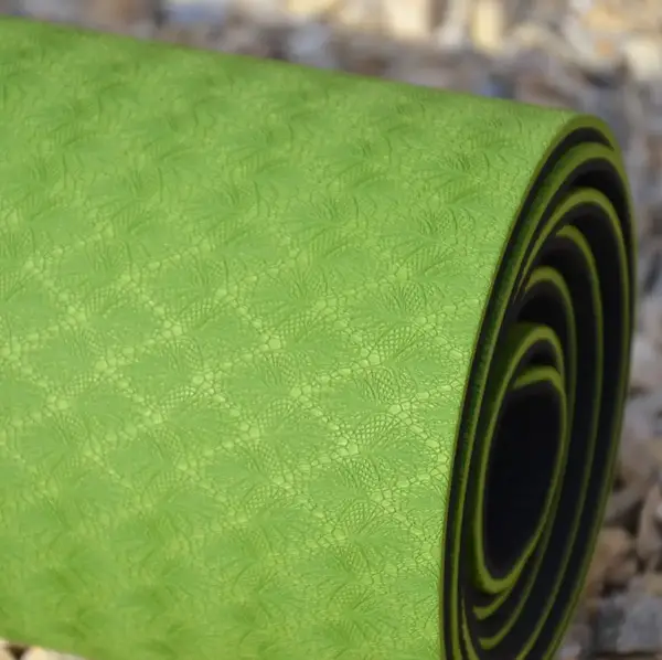 Коврик для йоги и фитнеса U-POWEX TPE Yoga mat Green/Black (183х61х0.6) купить недорого в Украине, фото 7