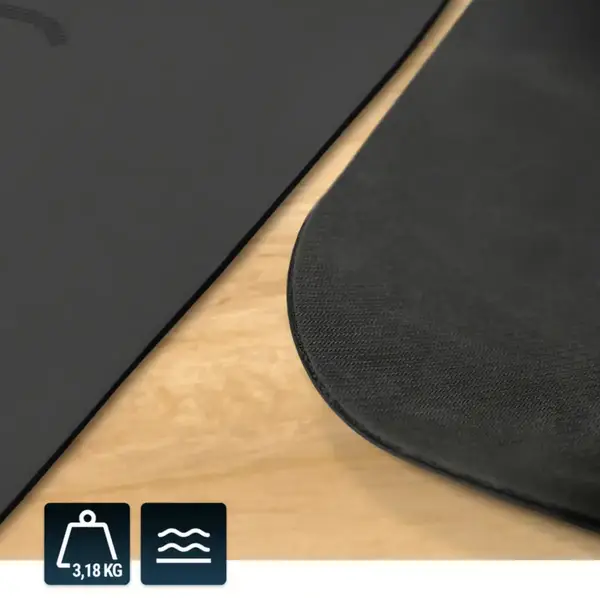 Йога-мат Hop-Sport PU 0,5см 183 x 68см HS-P005GM черный купить недорого в Украине, фото 8