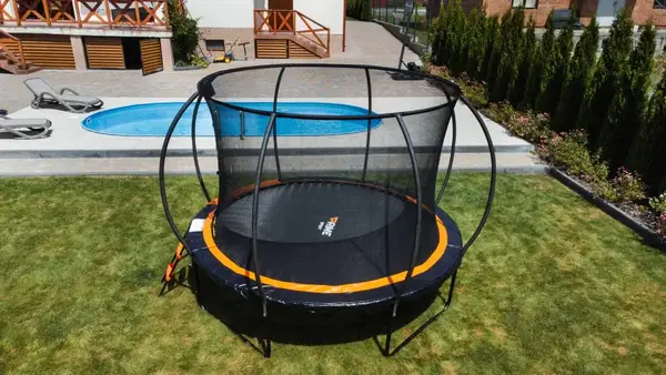 Батут PRIME SPORT INSIDE TITANPRO с внутренней сеткой 10 футов оранжевый купить недорого в Украине, фото 5